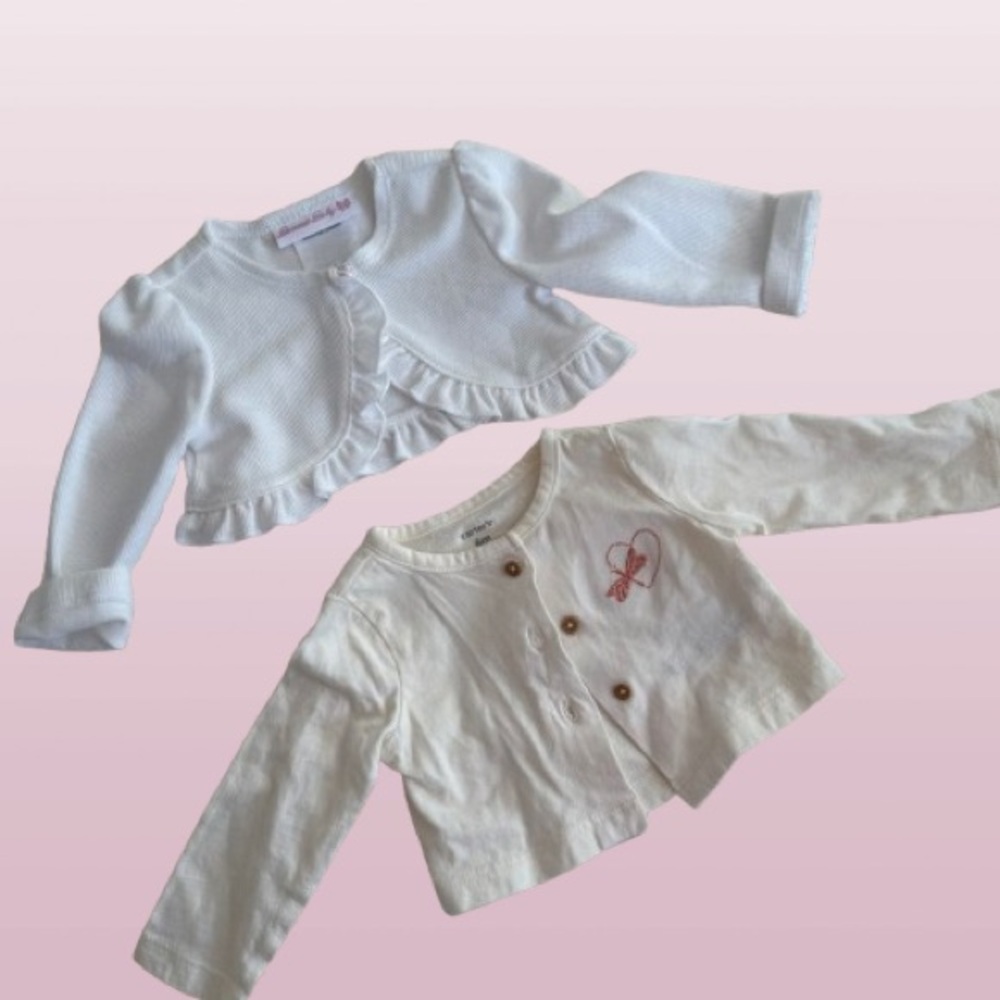 Carter's Cozy White and Cream Sweaters for Effortless Style